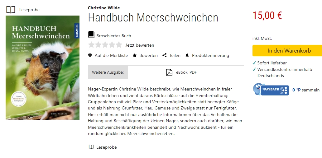 Handbuch Meerschweinchen